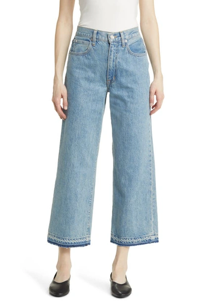 Closed Hi-sun High Waist Ankle Flare Jeans In Mid Blue