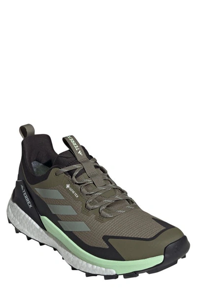 Adidas Originals Mens Adidas Terrex Free Hiker 2 Low Gore-tex In Olive Strata/silver Green/black