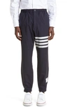 Thom Browne 4-bar Wool Track Pants In Navy