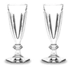 Baccarat Crystal Harcourt 1841 Champagne Flute - Clear - Set Of 2 In Champagne