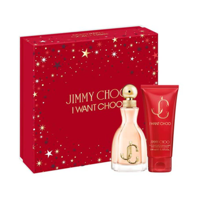 Jimmy Choo Ladies I Want Choo Gift Set Fragrances 3386460139854 In Red