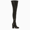 BURBERRY BURBERRY HIGH BLACK LEATHER BOOT WOMEN