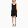 GIVENCHY GIVENCHY BLACK SILK DRESS WITH 4G WOMEN