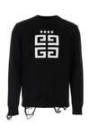 GIVENCHY GIVENCHY MAN BLACK COTTON SWEATER