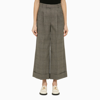 GUCCI GUCCI PRINCE OF WALES WOOL CROPPED TROUSERS WOMEN