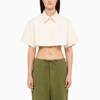 Heron Preston Ex-ray Canvas Cropped Shirt In White