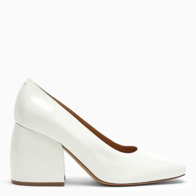 Maison Margiela Block-heel Pumps In White