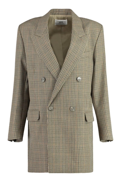 Ami Alexandre Mattiussi Blazer Ami Paris Damen Farbe Beige