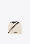 Jil Sander Dumpling Bucket Shoulder Bag In Beige