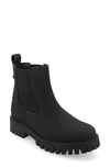 Journee Collection Medium And Wide Width Womens Alara Chelsea Pull On Bootie In Black