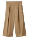 BURBERRY BEIGE COTTON TROUSERS