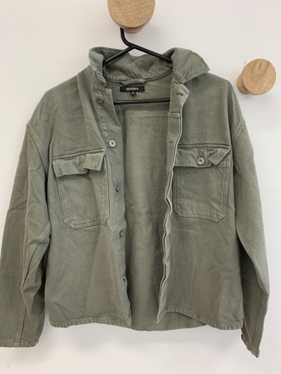 Pre-owned Yeezy Season 6 Sage Green Workwear Work Shirt