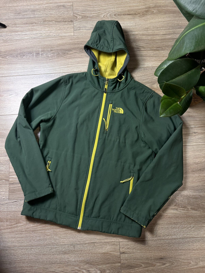 Pre-owned The North Face X Vintage The North Face Gorpcore Y2k Softshell Jacket In Green