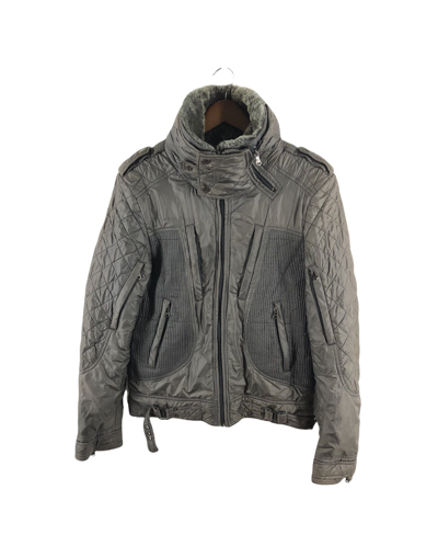Pre-owned Dolce & Gabbana Design Quilted Jacket In Grey