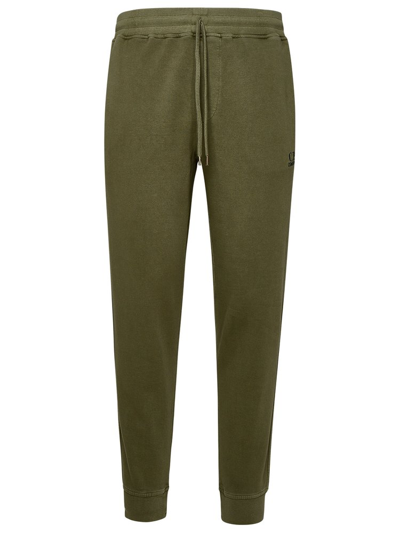 C.p. Company Logo Detailed Drawstring Trousers In Green