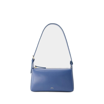 Apc Virginie Baguette Bag In Blue