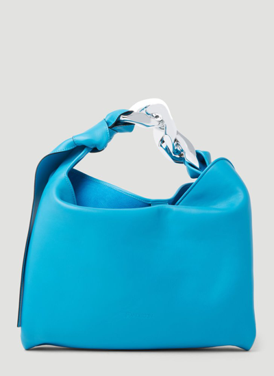 Jw Anderson Chain Hobo Handbag In Blue
