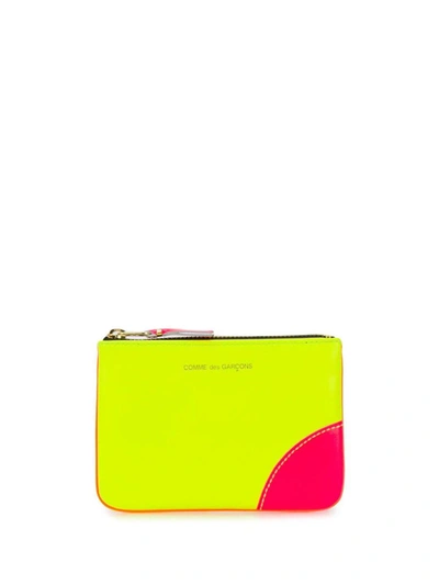 Comme Des Garçons Super Fluo Wallet Accessories In White