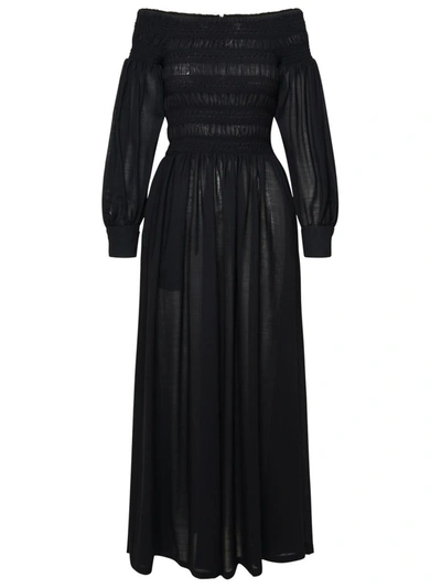 Max Mara Black Virgin Wool Dress