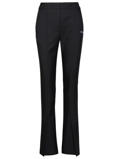 OFF-WHITE OFF-WHITE 'CORPORATE TECH' BLACK POLYESTER PANTS