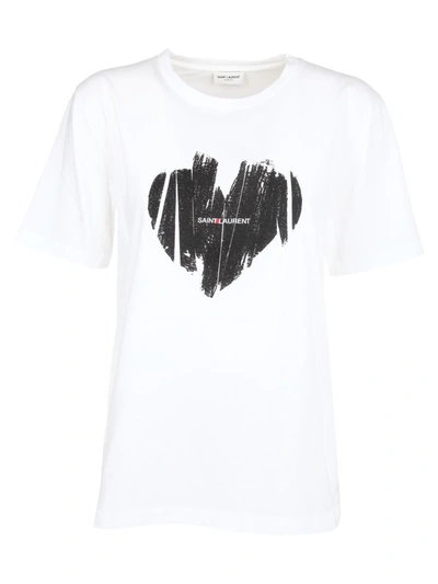 SAINT LAURENT SAINT LAURENT T-SHIRT PRINT CLOTHING