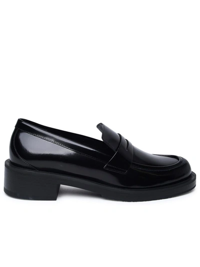 Stuart Weitzman Palmer Slip-on Loafers In Black