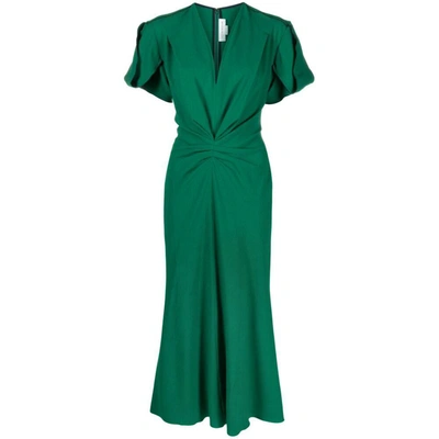 Victoria Beckham Dresses In Green