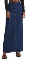 BEAUFILLE MINTER MAXI SKIRT BLUE WASH