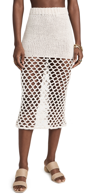 Nia Thomas Duda Skirt Cream L In Cream