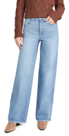 Paige Sasha High Waist Wide Leg Jeans In Khristen Distressed