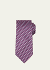Charvet Men's Radish Jacquard Silk Tie In 10 Pink