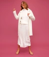 Michael Stars Leila Bias Midi Skirt In Flamingo