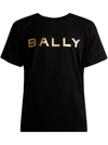 Bally Metallic Logo T-shirt In Black