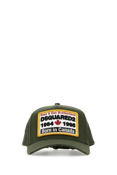 Dsquared2 Dsquared Hats In Militarygreen