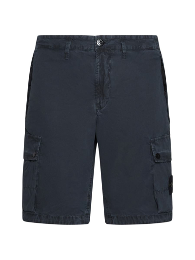 Stone Island Shorts In Charcoal