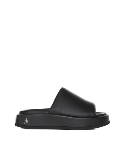 Attico Sandals In Black