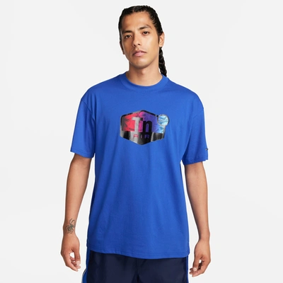 Nike Mens  Nsw Tuned Air Graphic T-shirt In Royal/multi