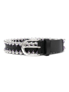 Isabel Marant Civan Belt In Black Silver