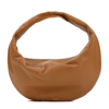 Khaite Olivia Medium Leather Shoulder Bag In Nude & Neutrals
