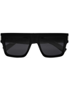 Saint Laurent Sl 628 Square-frame Sunglasses In Black