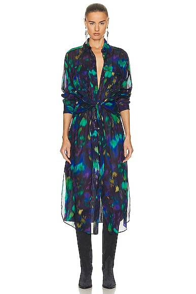 MARANT ÉTOILE Leoniza floral-print maxi dress - Multicolour