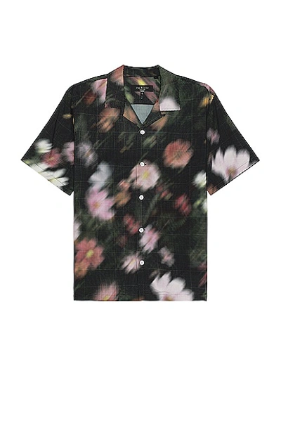 Rag & Bone Avery Floral-print Viscose Shirt In Black Floral