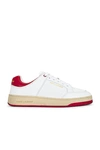 Saint Laurent Sneakers In White & Red