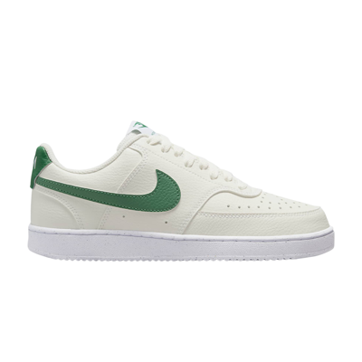 Pre-owned Nike Wmns Court Vision Low Next Nature 'sail Malachite' In Cream