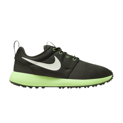 Pre-owned Nike Roshe Golf Next Nature 'sequoia Lime Blast' In Black