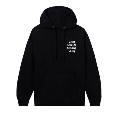 Pre-owned Anti Social Social Club Kkotch Hoodie 'black'