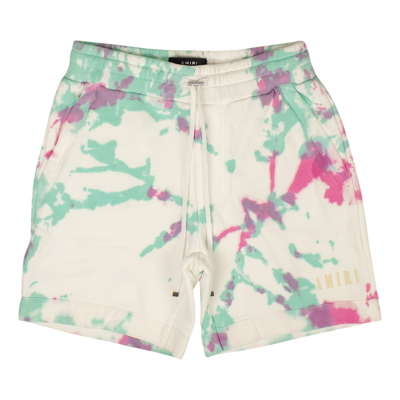 Pre-owned Amiri Core Tie Dye Sweatshorts 'multicolor' In Multi-color