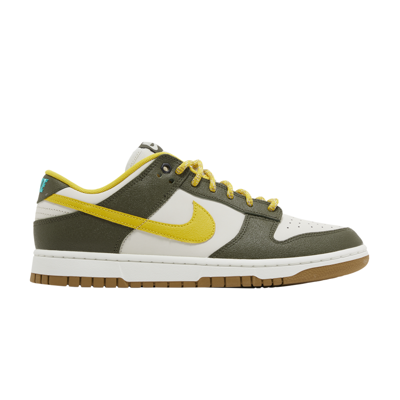 Pre-owned Nike Dunk Low Premium 'cargo Khaki Vivid Sulfur' In Green