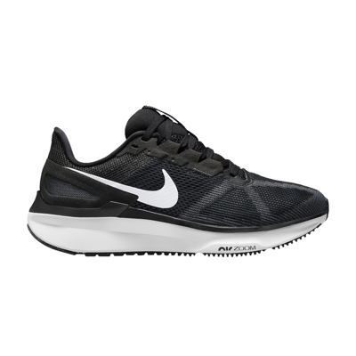 Pre-owned Nike Wmns Air Zoom Structure 25 Wide 'black White'