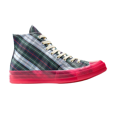 Pre-owned Converse Chuck 70 High 'plaid Red Translucent Midsole' In Multi-color